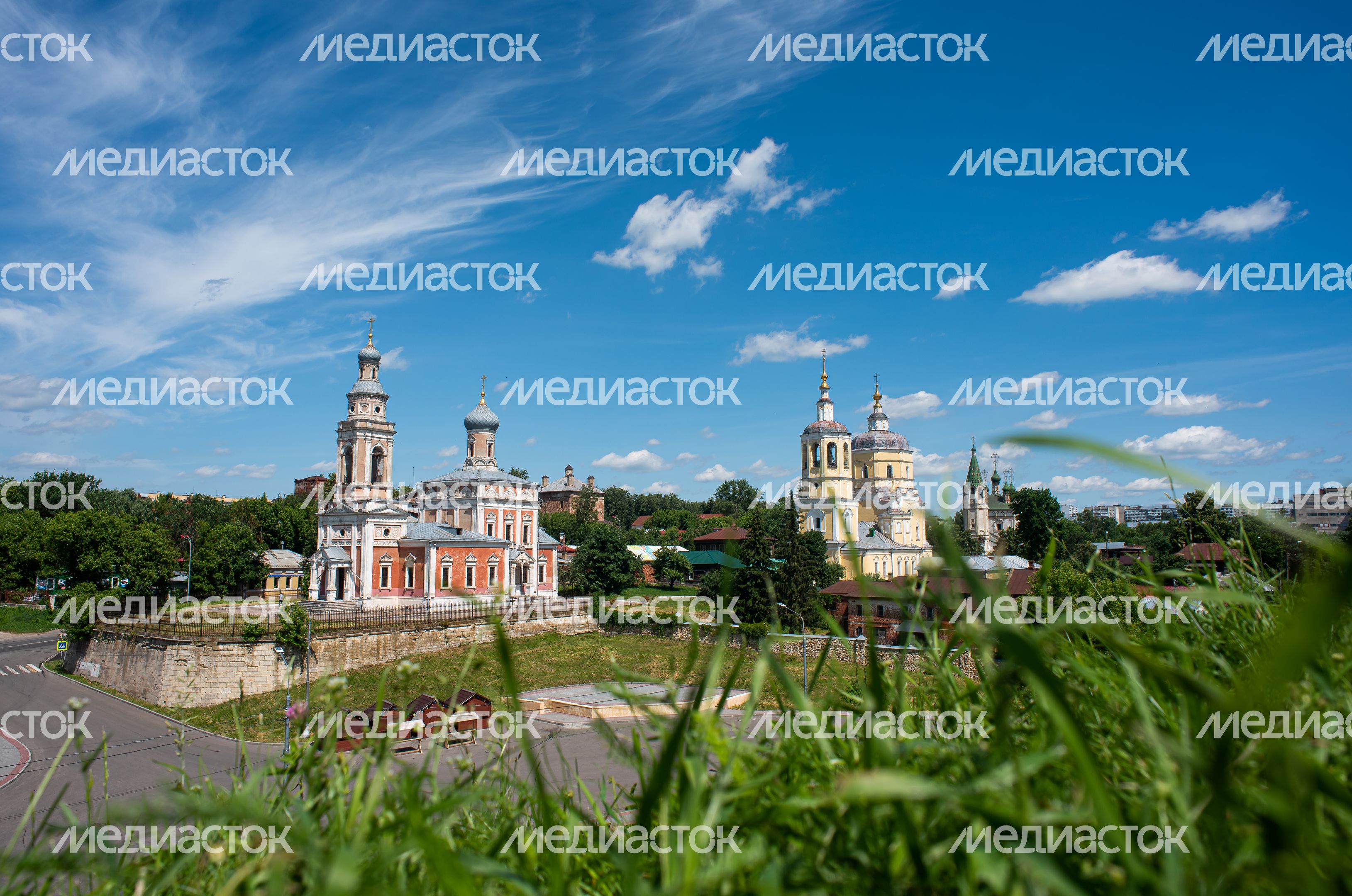 Летние виды города Серпухов