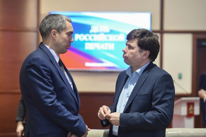 Вручение наград работникам подмосковных СМИ