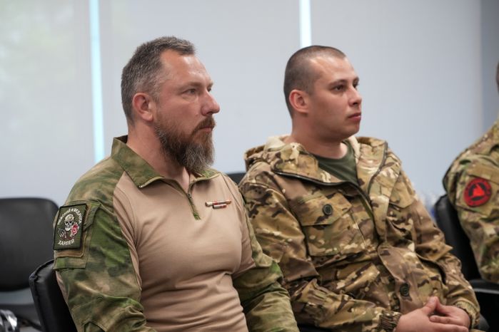 Встреча с участниками СВО - победителями предварительного голосования "Единой России"