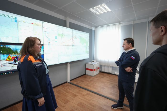 Андрей Воробьев проверил работу МОС АВС в Орехово-Зуеве