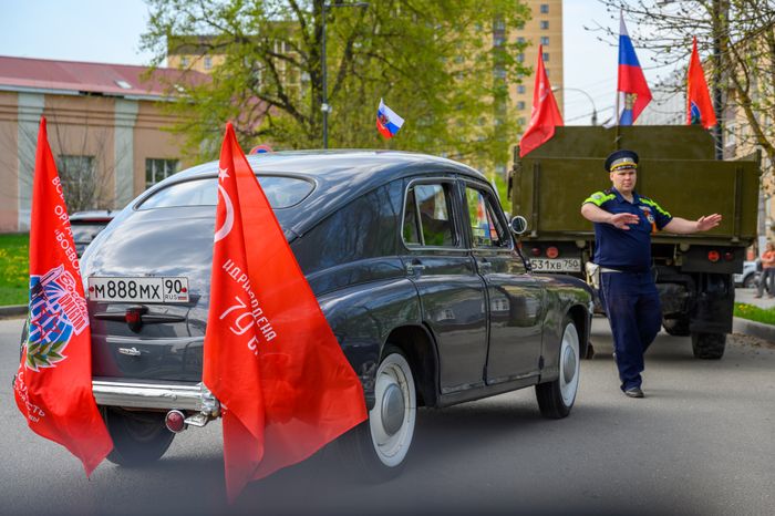 55-й автомотопробег в Дмитрове ко Дню Победы