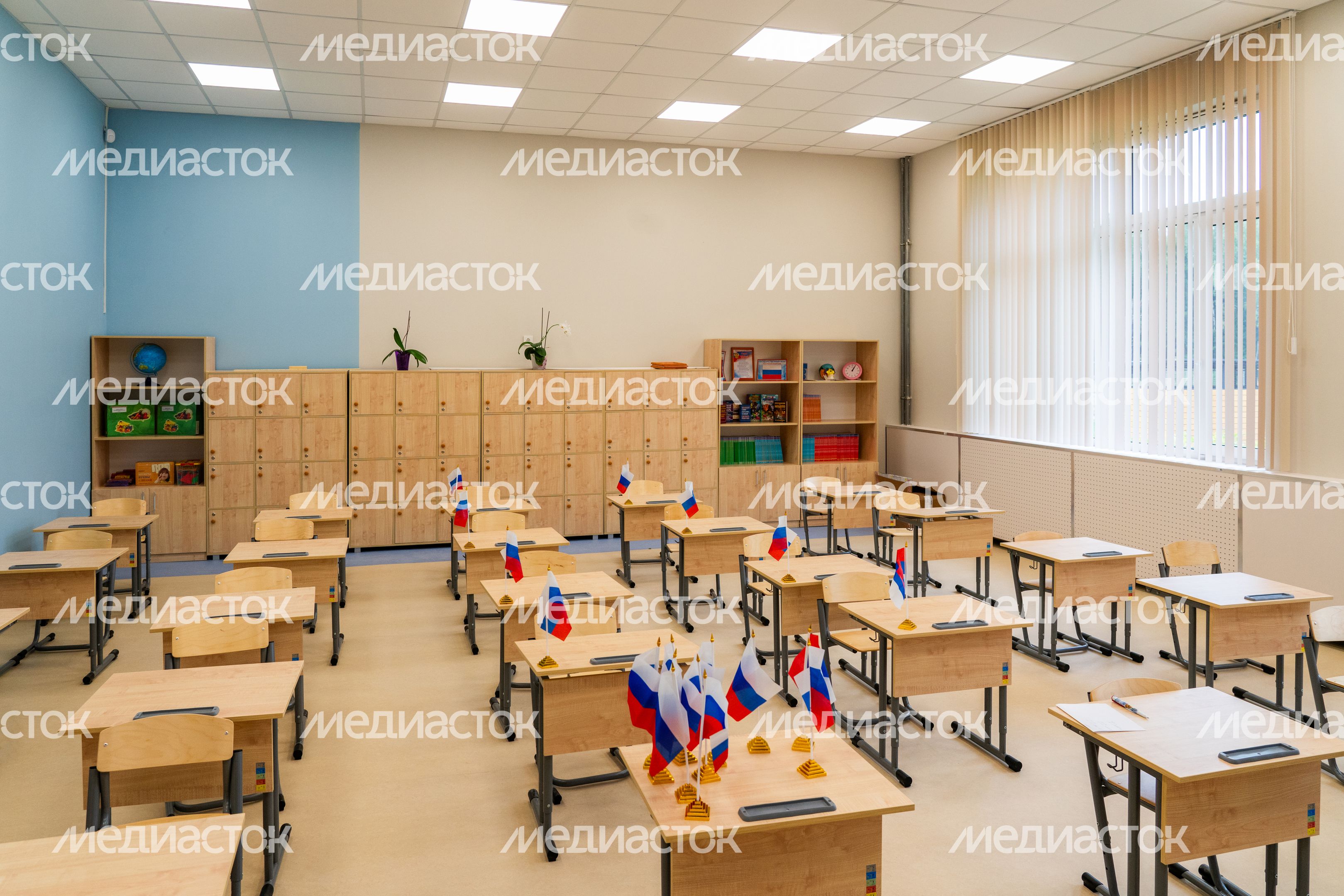 Класс в новом учебном корпусе Опалиховской гимназии в ЖК «Лесобережный» Красногорска Класс в новом учебном корпусе Опалиховской гимназии в ЖК «Лесобережный» Красногорска