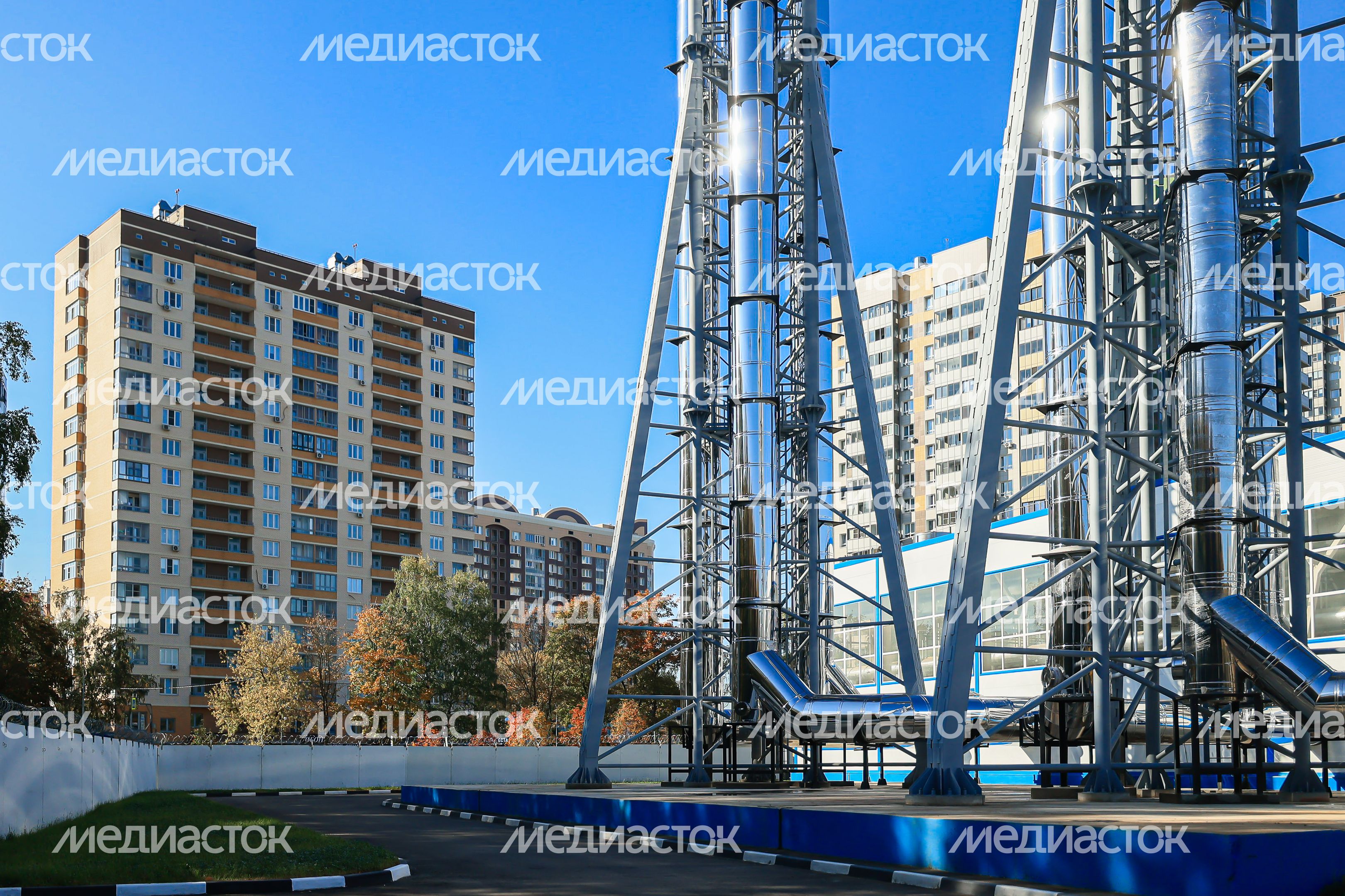 Осмотр новой котельной и реконструируемого участка теплосети в Королеве Губернатором Подмосковья