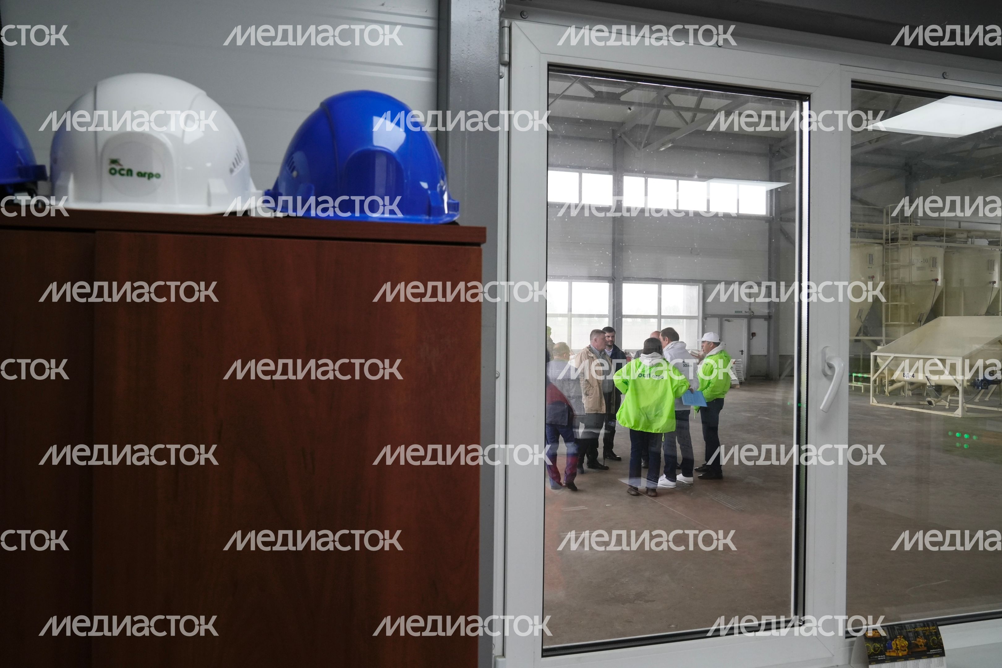 Открытие Губернатором Подмосковья  комбикормового завода в Озерах