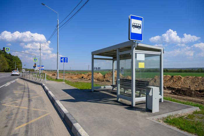 Дорога Калиново – Дракино в Серпухове после реконструкции