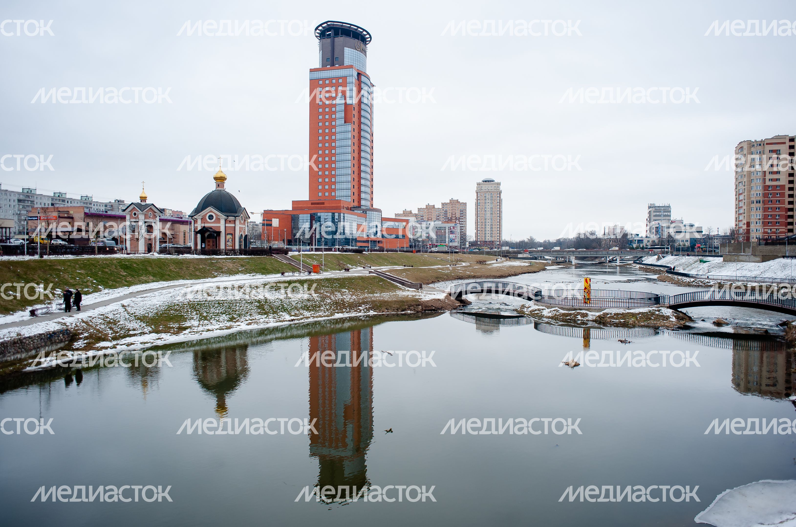 Зимние виды города Щелково