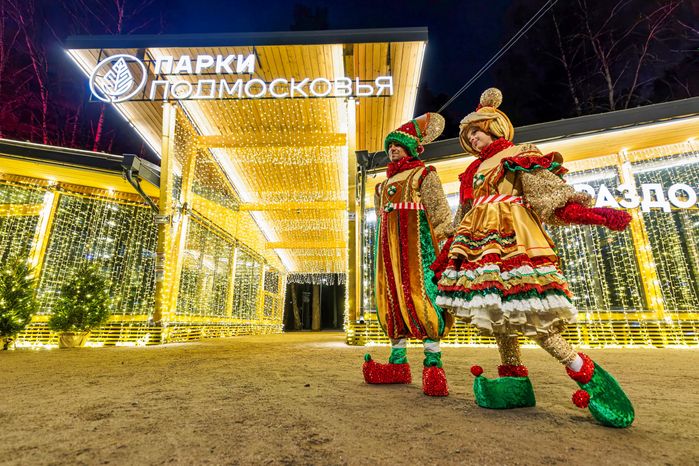 Новогодний парк «Раздолье» в Одинцово