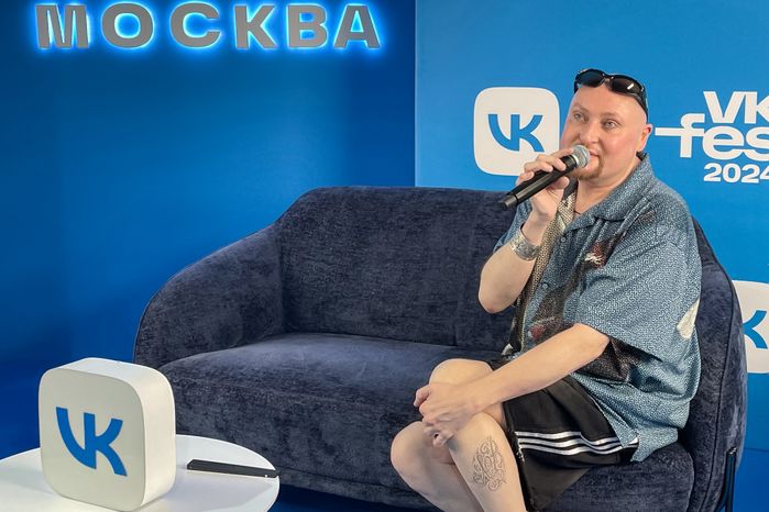 Певец Шура на пресс-конференции VK Fest -2024 в Лужниках