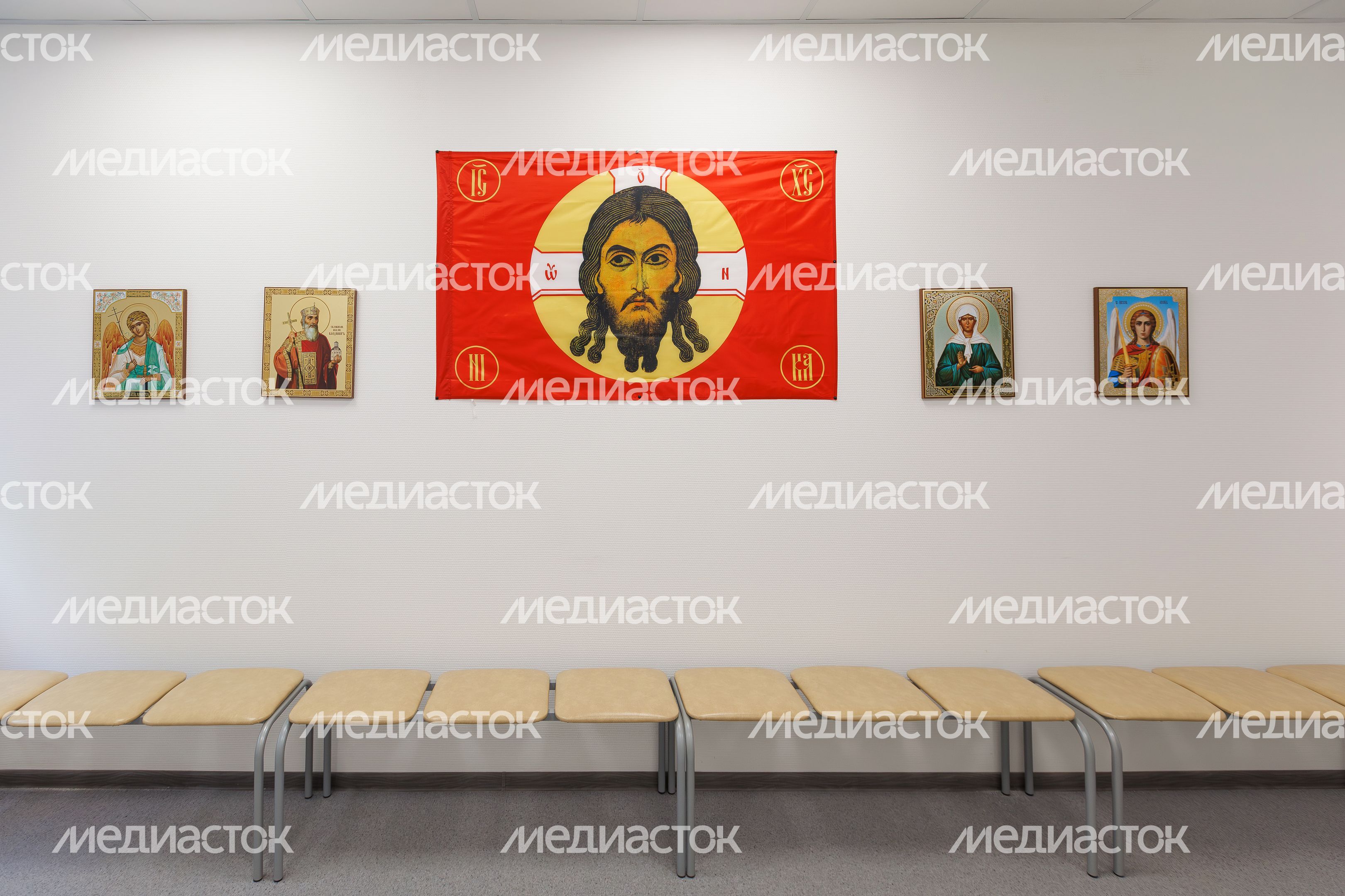 Молельная комната в Едином центре поддержки участников СВО и их семей на улице Мира в Мытищах Молельная комната в Едином центре поддержки участников СВО и их семей на улице Мира в Мытищах