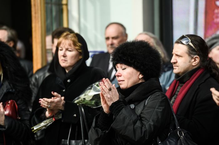 Церемония прощания с народной артисткой РФ Натальей Попович