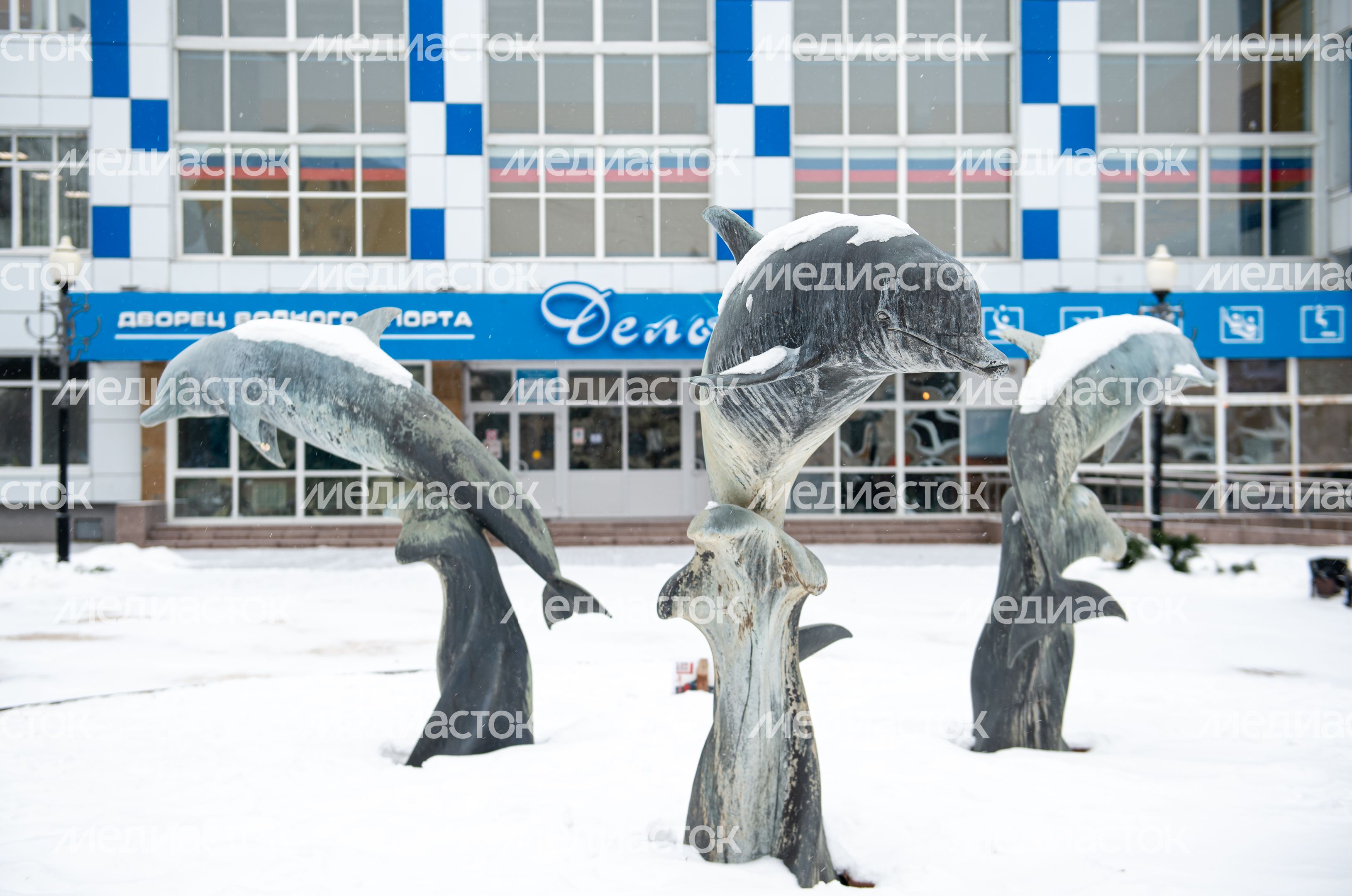 Зимние виды города Воскресенск