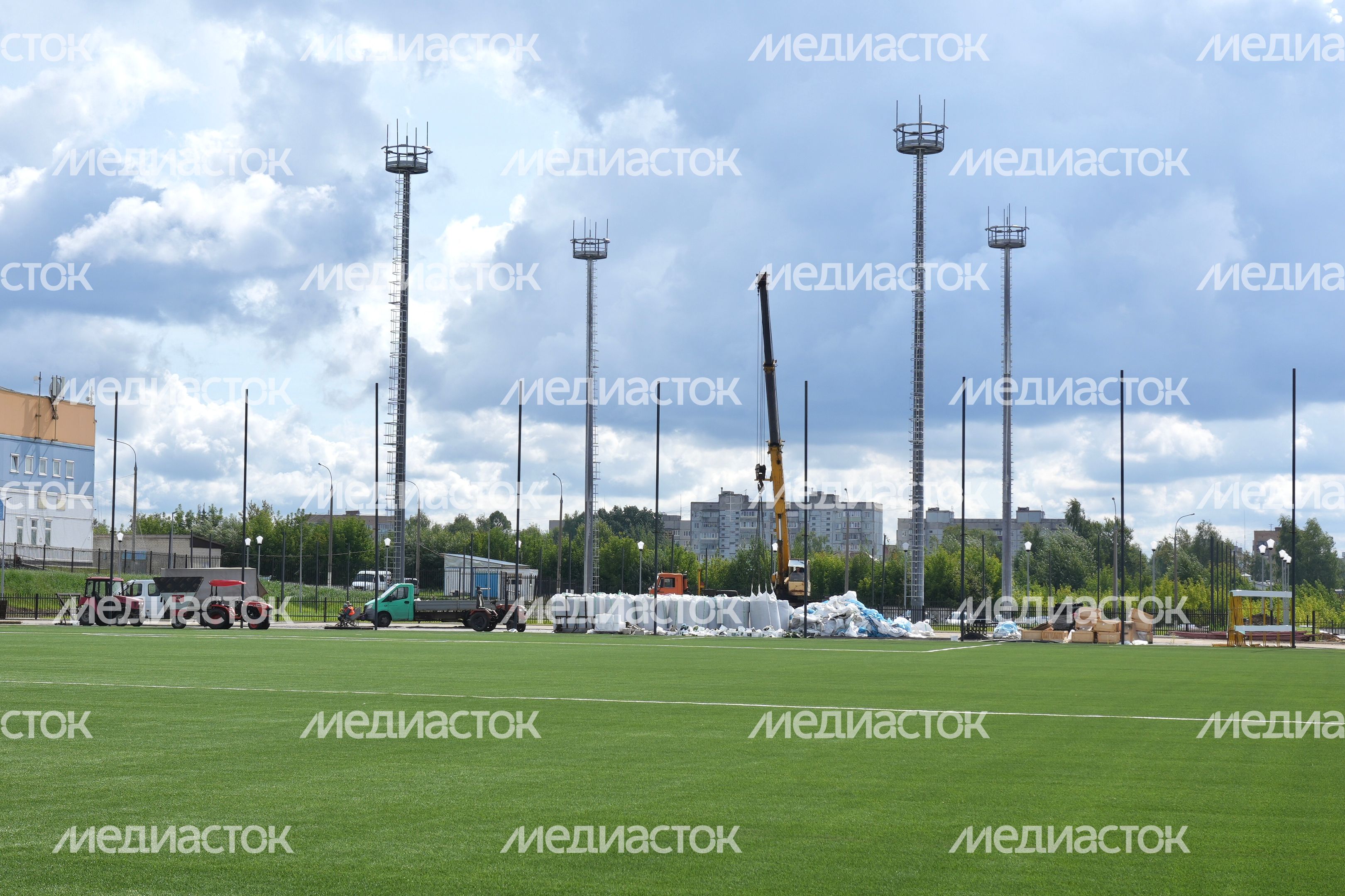 Реконструкция стадиона "Мещера" в Егорьевске