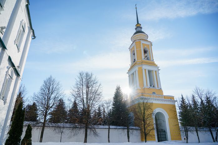 Коломна. Соборная площадь зимой