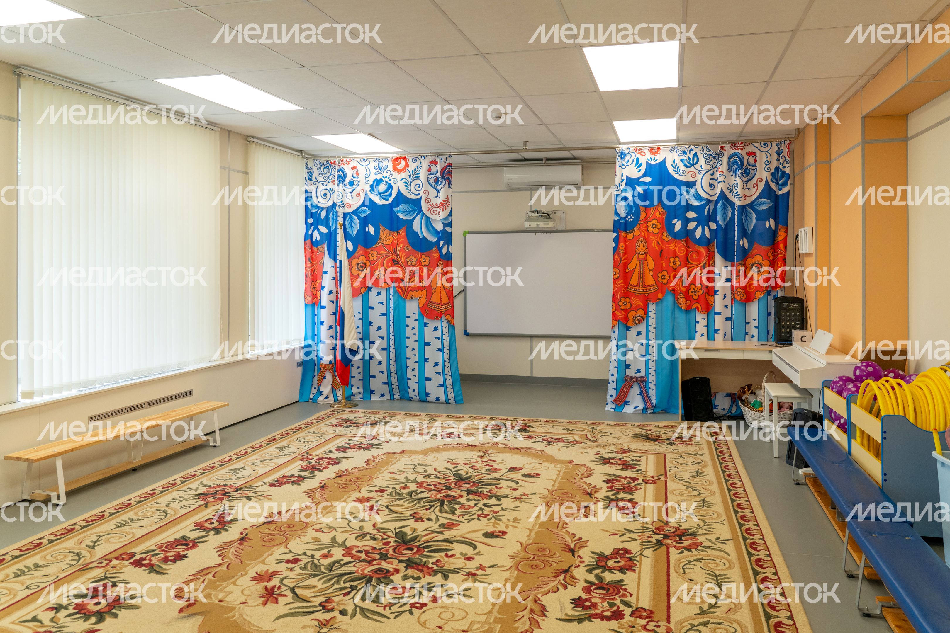 Детский сад №4 после капитального ремонта в Чехове