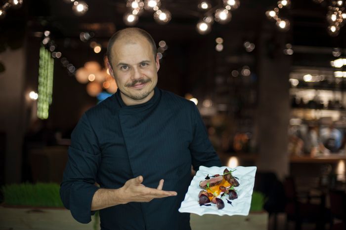 Приготовление утиной грудки с пюре из тыквы