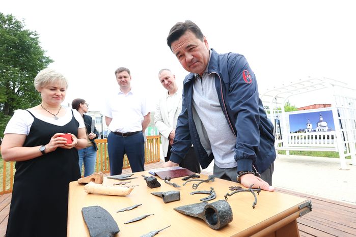 Проверка хода капремонта начальной школы СОШ №1 в Верее Губернатором Подмосковья