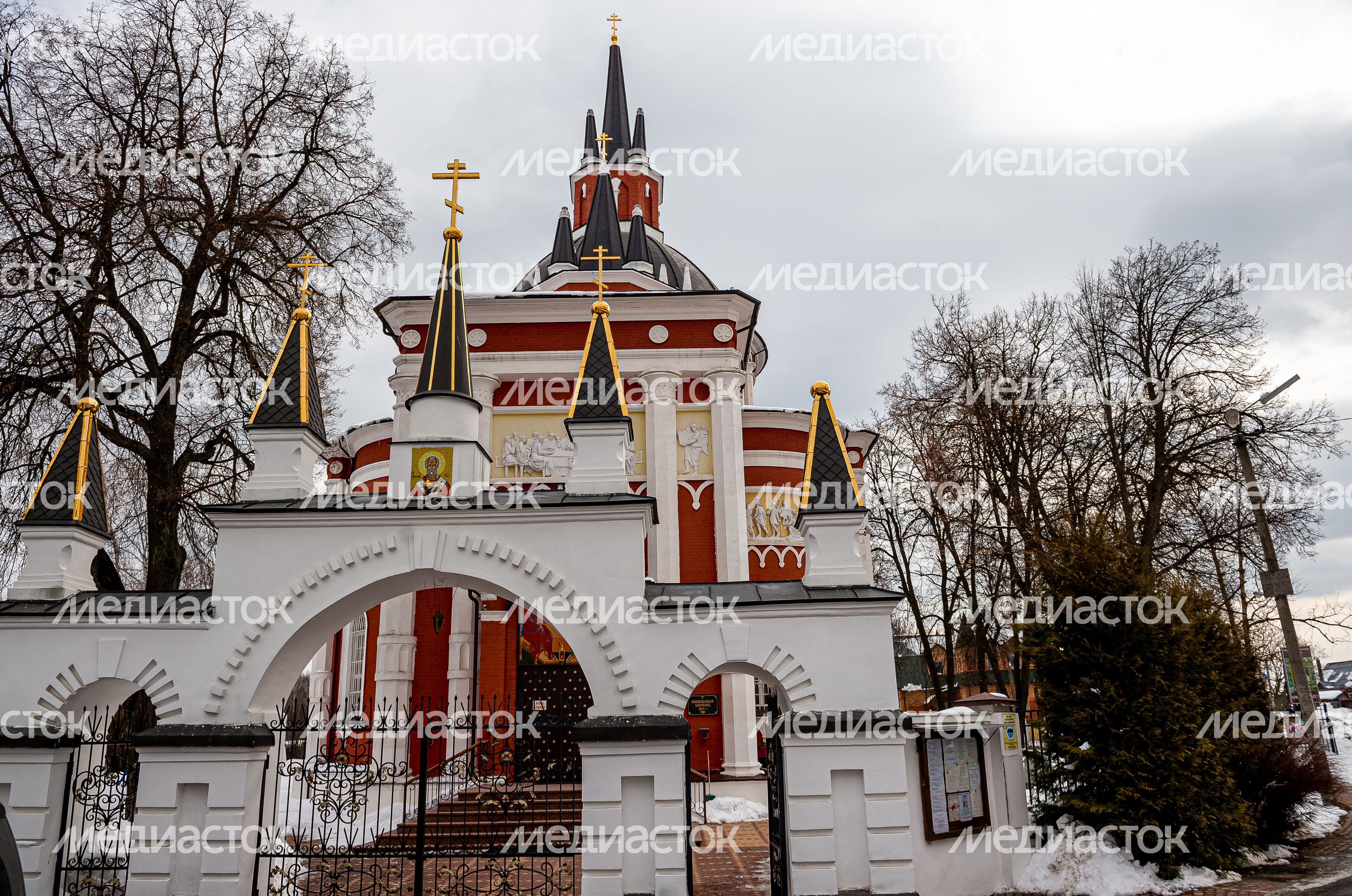 Весенние виды Церкви Николая Чудотворца в селе Царево Весенние виды Церкви Николая Чудотворца в селе Царево