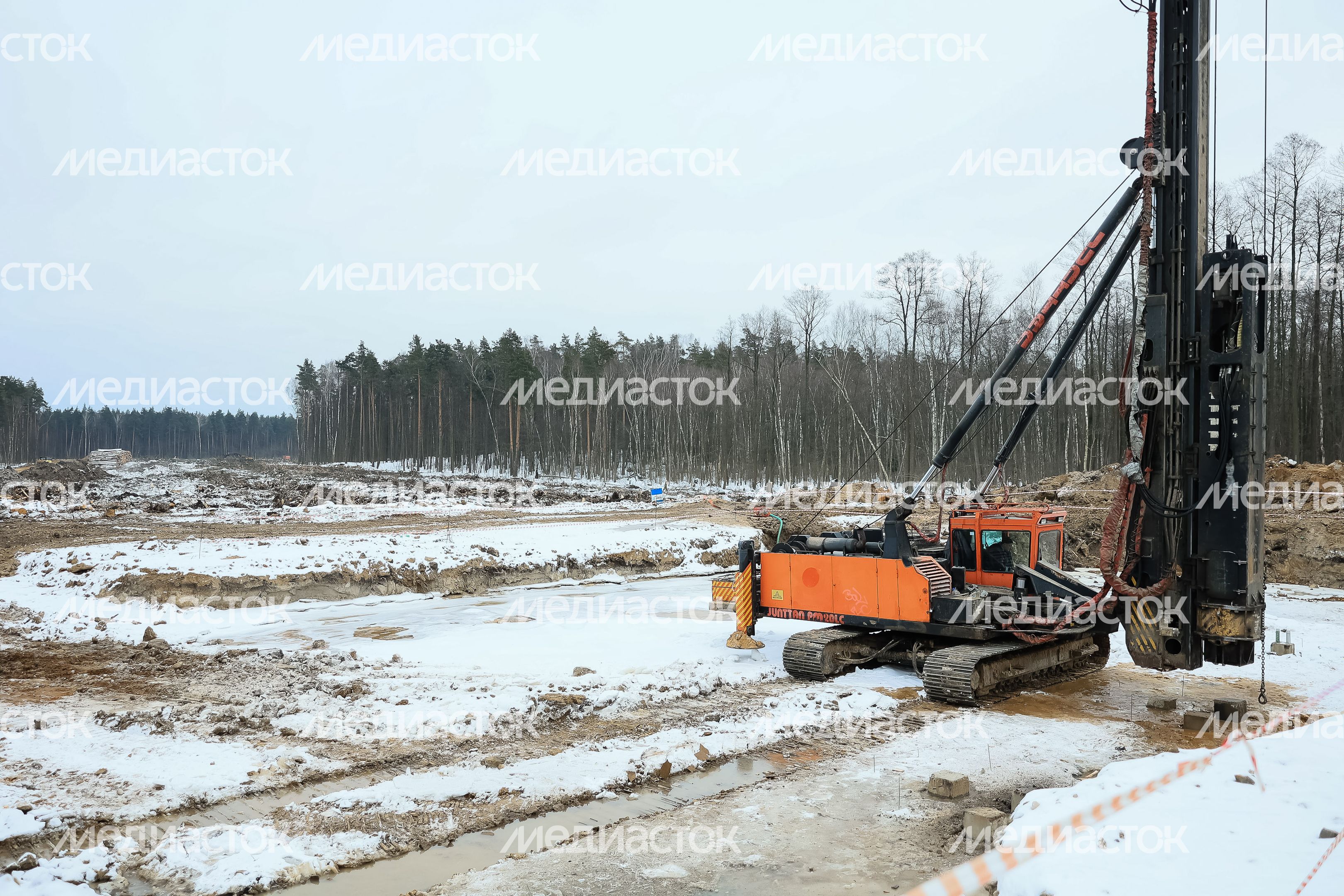 Проверка хода строительства Южно-Лыткаринской автодороги (ЮЛА) Губернатором Подмосковья