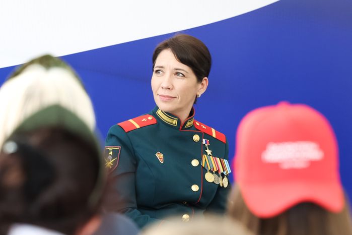Людмила Болилая на фестивале регионального движения "Волонтеры Подмосковья"
