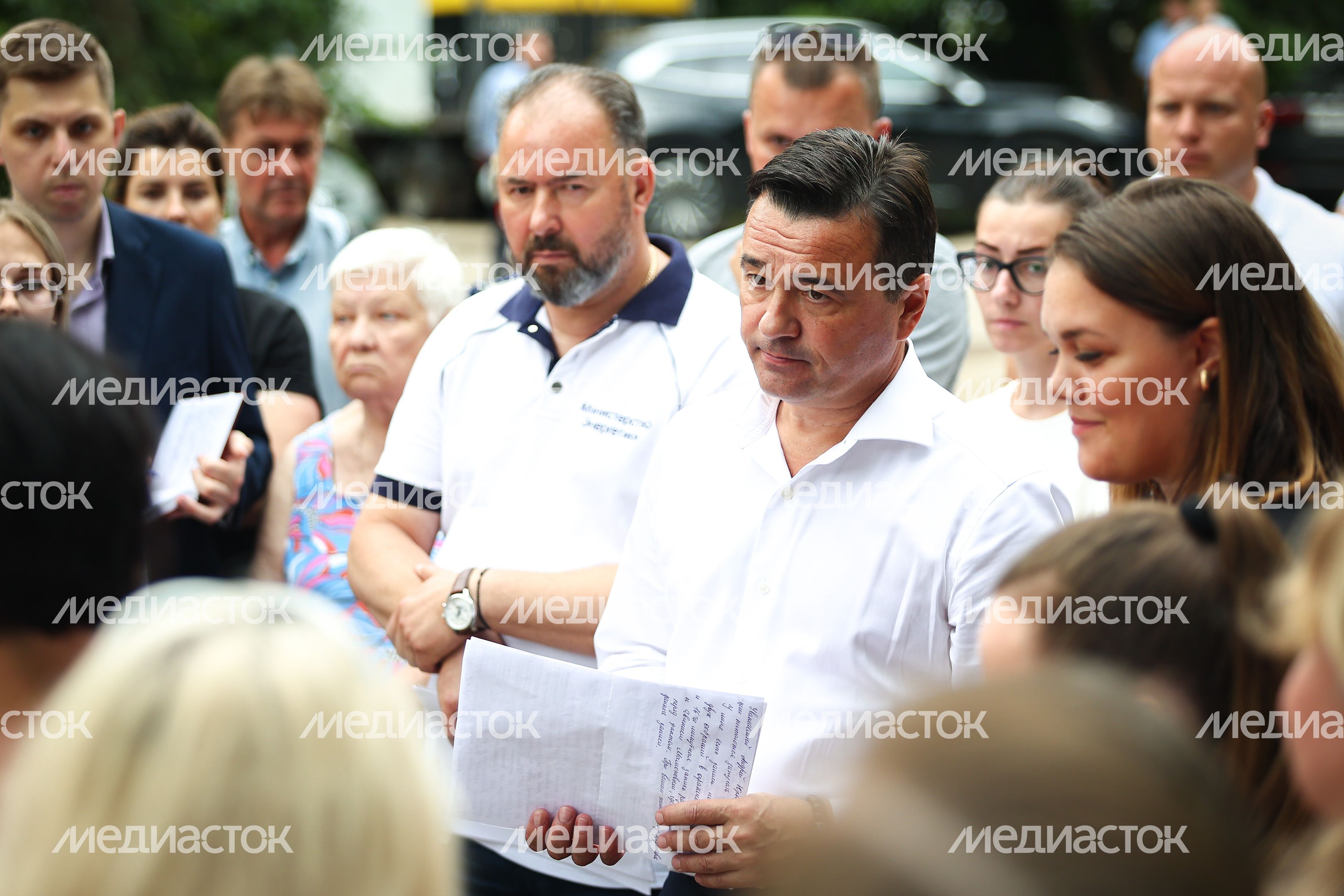 Проверка хода работ по модернизации теплоснабжения в Солнечногорске Губернатором Подмосковья