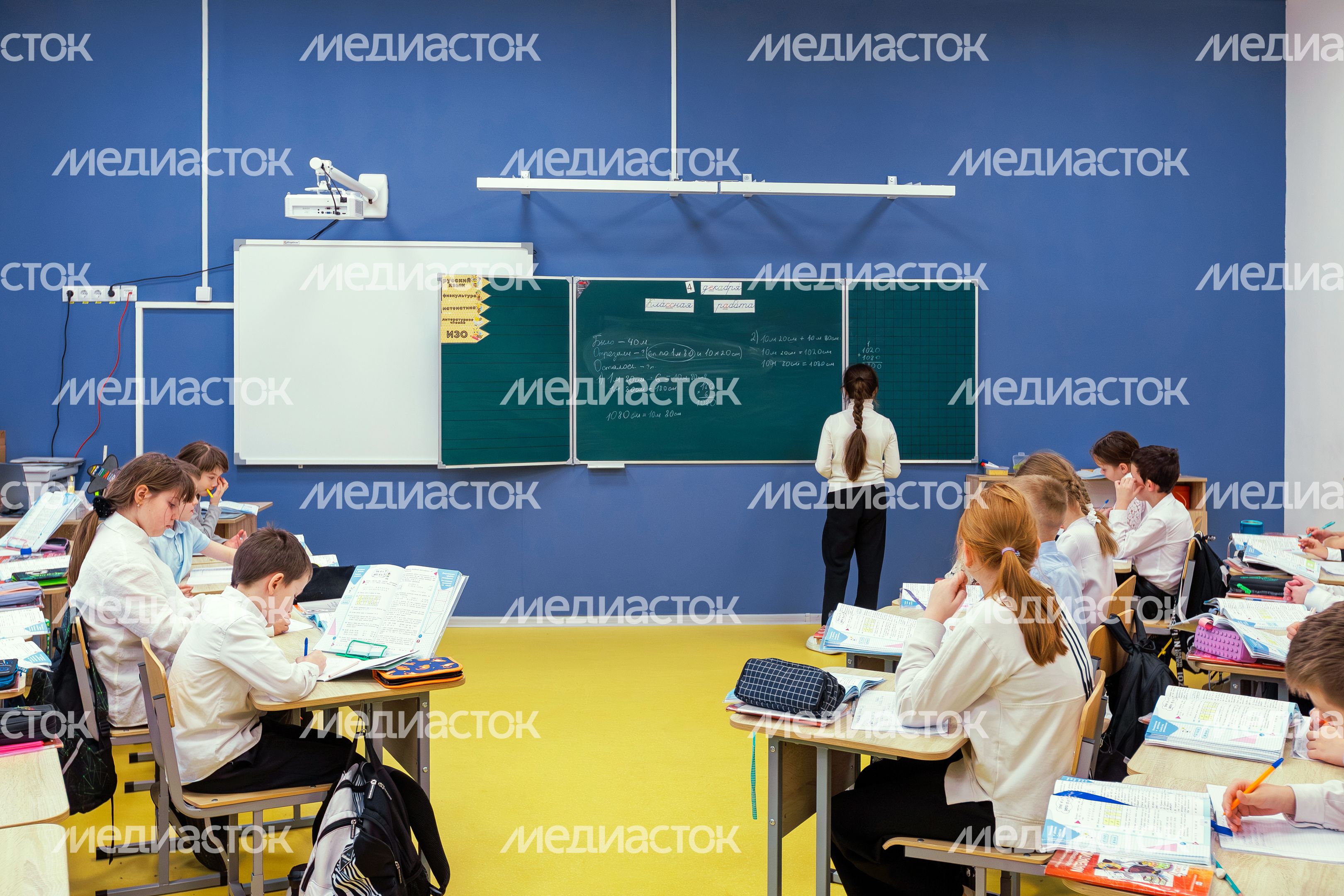 Учебный класс нового корпуса школы №15 в ЖК «Героев» в Балашихе Учебный класс нового корпуса школы №15 в ЖК «Героев» в Балашихе
