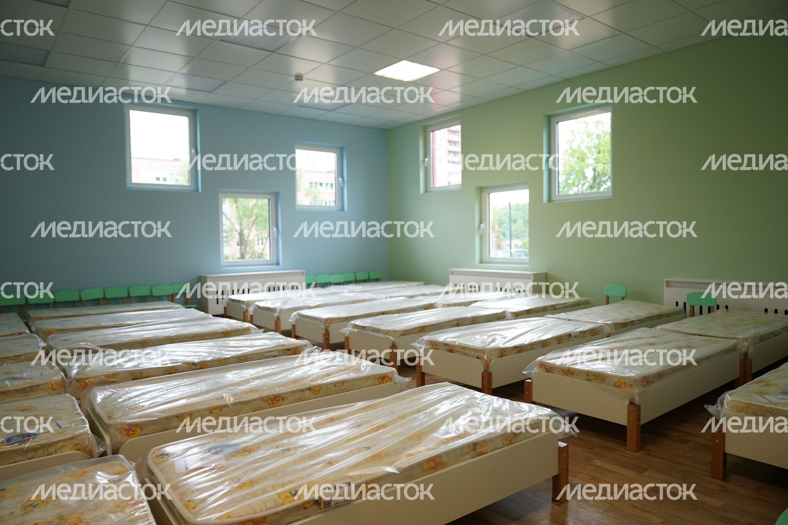 Проверка строительства первого детского сада в мкр Дубки в Ступине Губернатором Подмосковья