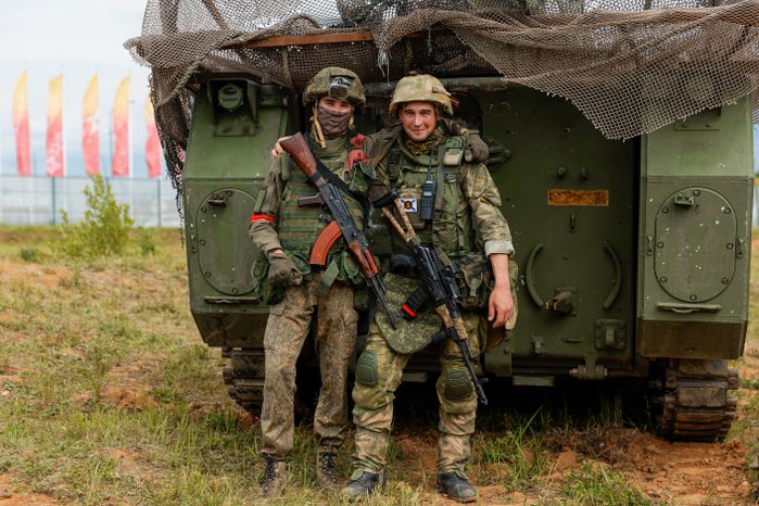 Реконструкция современных боевых действий в парке «Патриот» Одинцовского округа