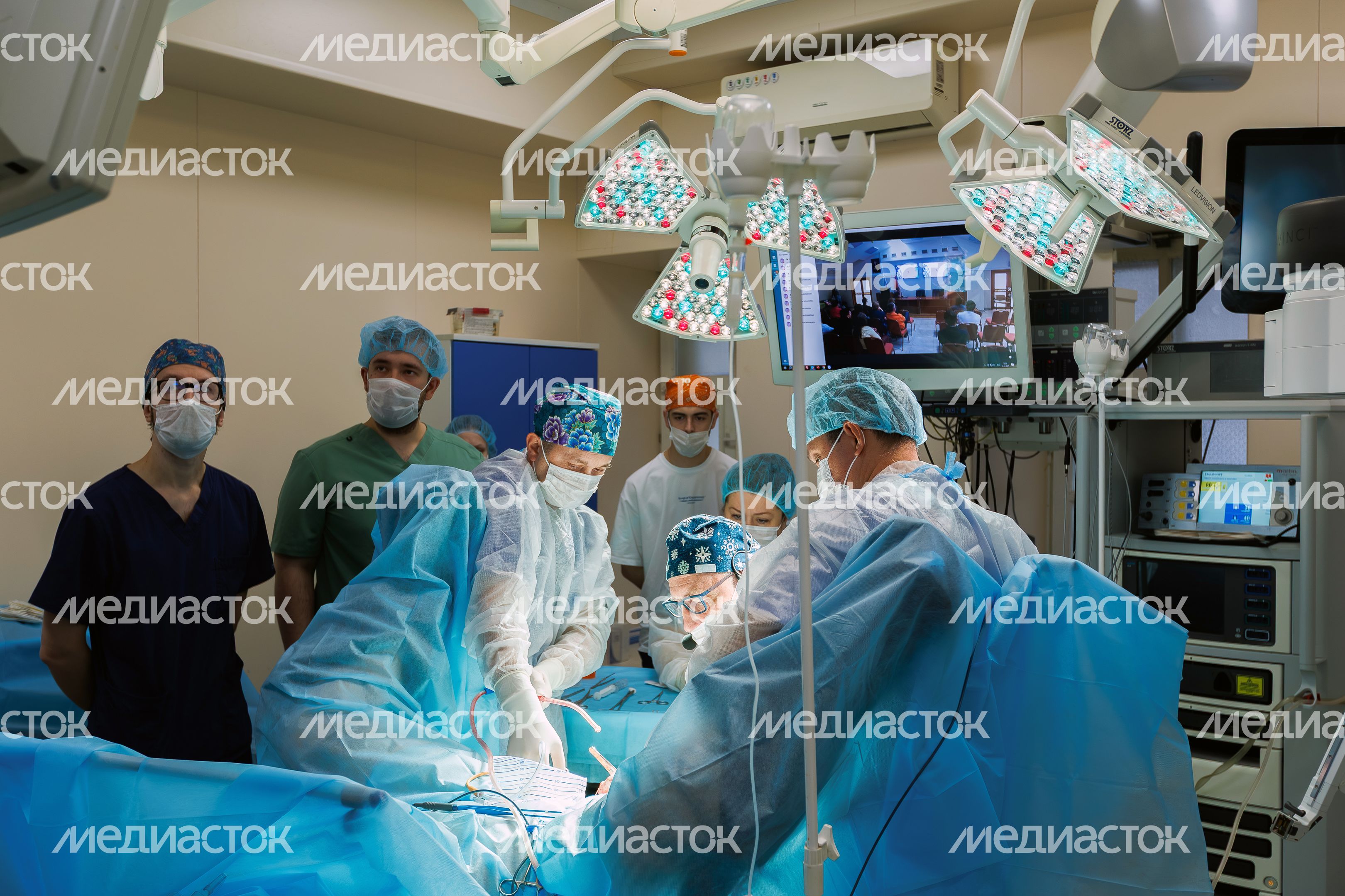 Операционная Московского областного НИИ акушерства и гинекологии имени академика В.И. Краснопольского (МОНИИАГ) Операционная Московского областного НИИ акушерства и гинекологии имени академика В.И. Краснопольского (МОНИИАГ)