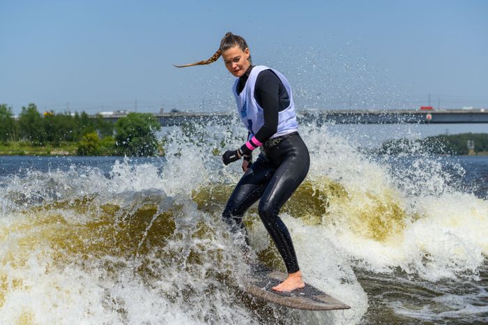 Чемпионат Московской области по серфингу на Пироговском водохранилище в Долгопрудном