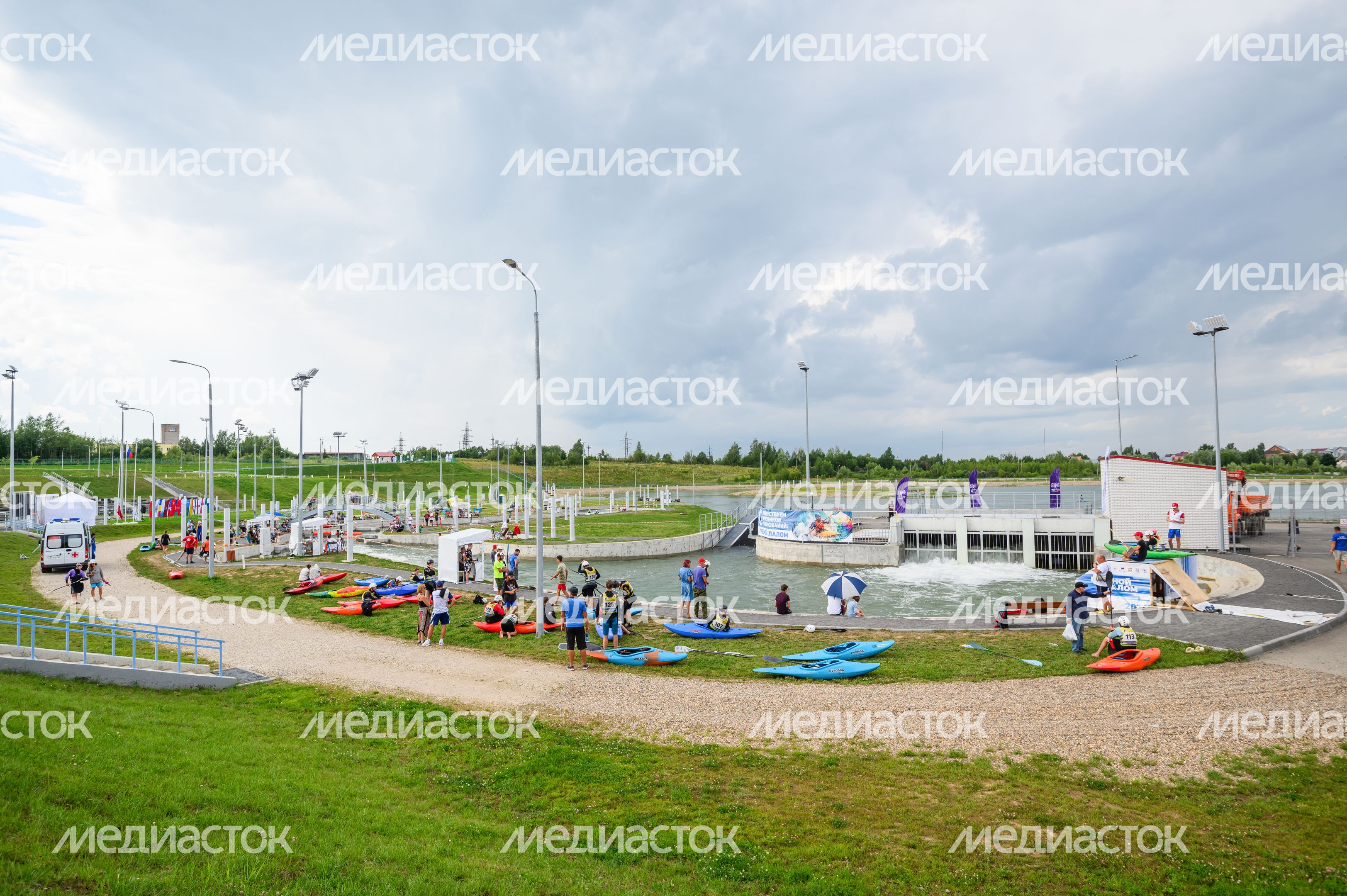 Соревнования по гребному слалому в Богородском Соревнования по гребному слалому в Богородском