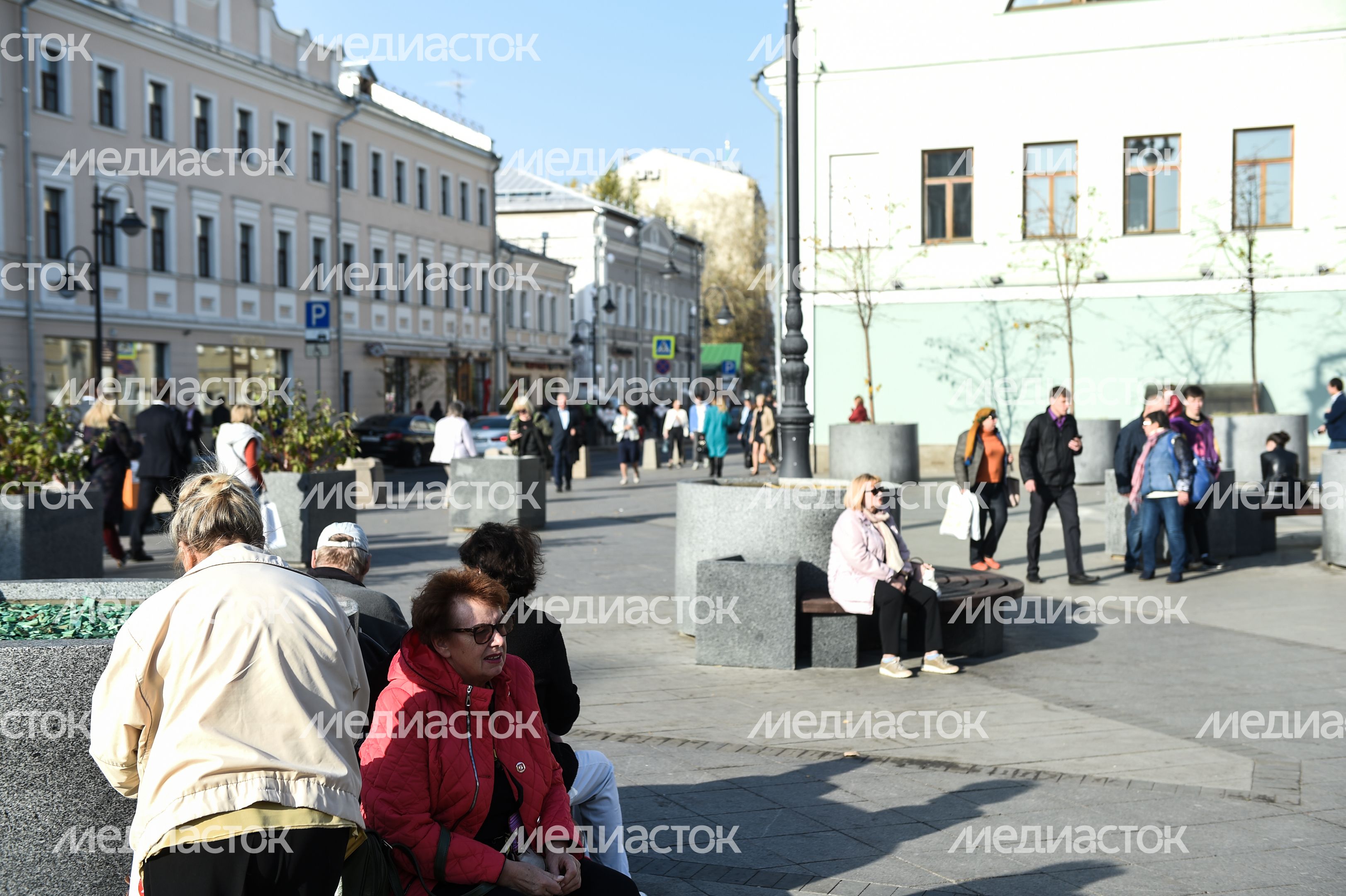 Пенсионеры в Москве