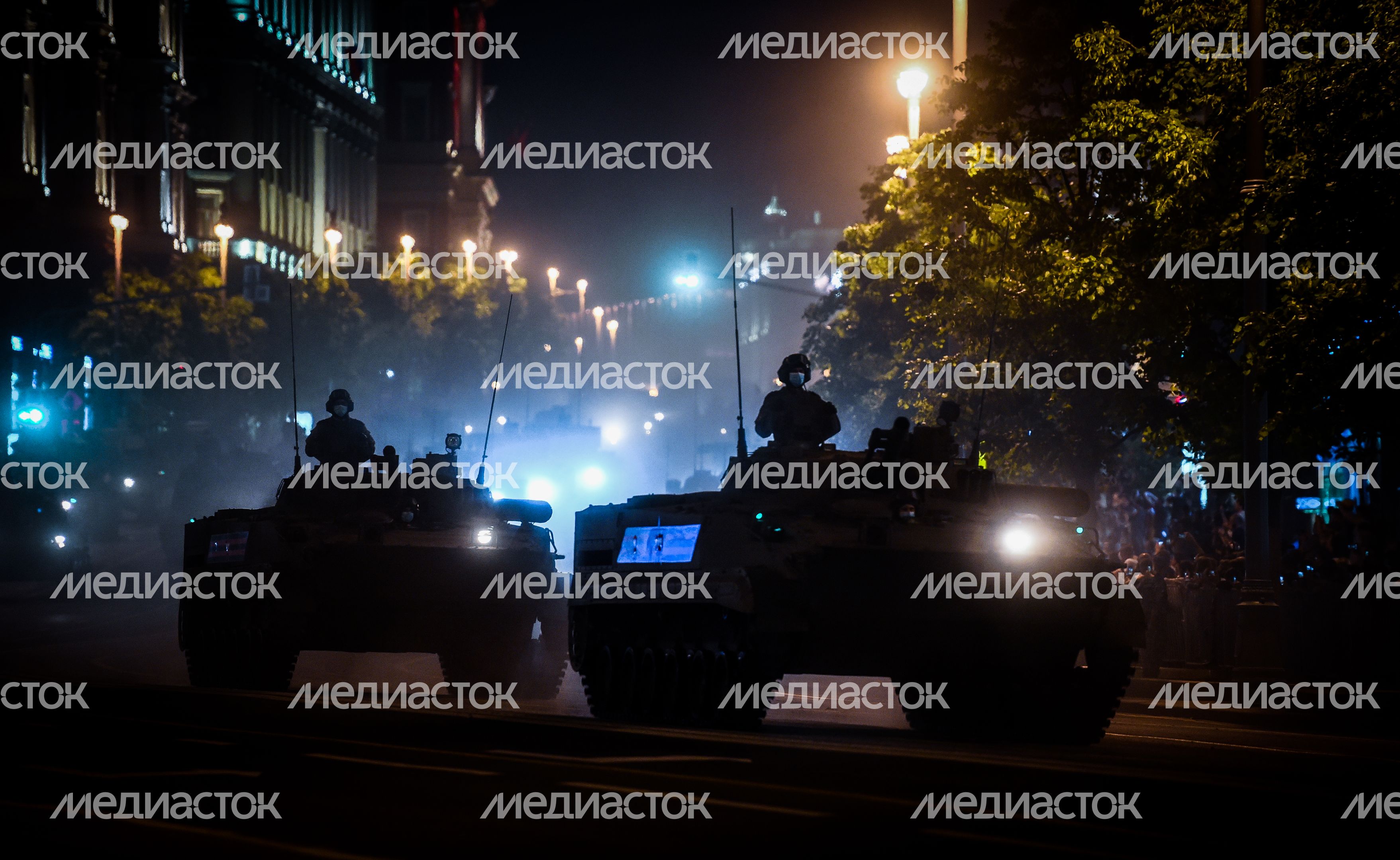 Вторая репетиция парада Победы в Москве