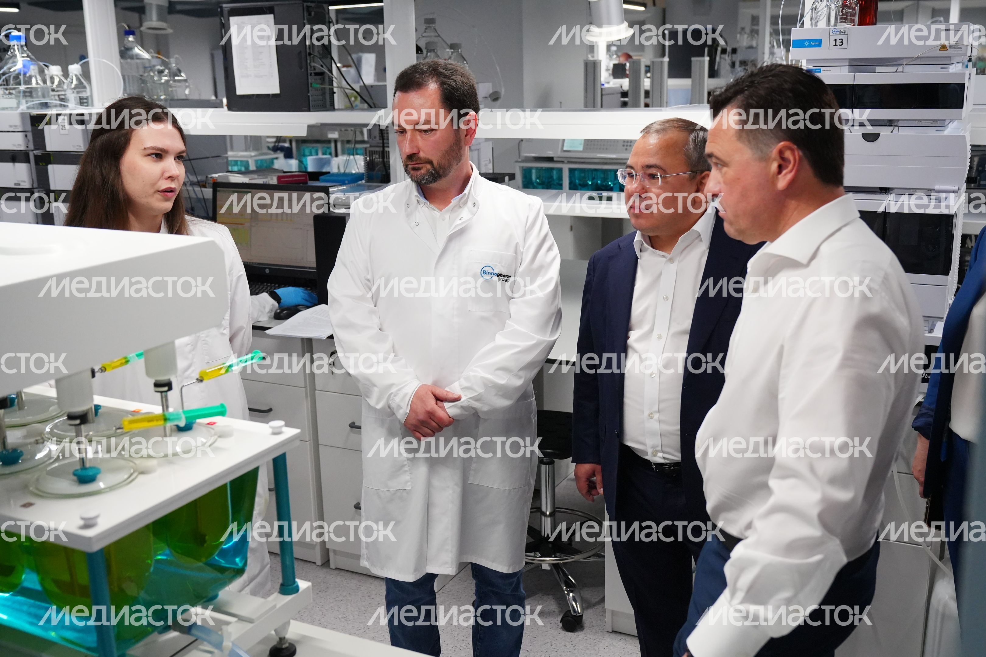 Губернатору представили проект развития R&D-Центра фармкомпании «Биннофарм Групп» в Красногорске