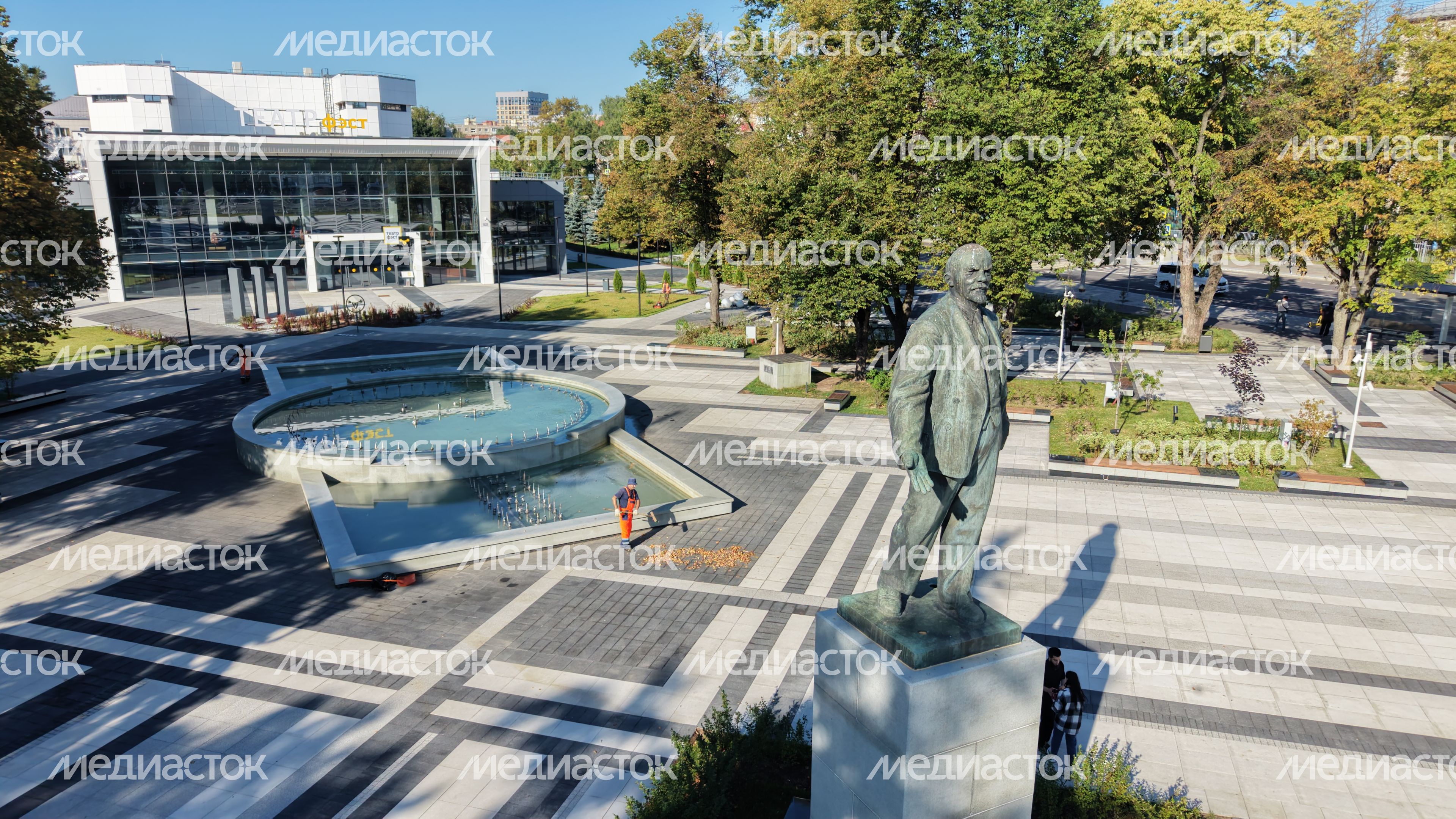 Благоустройство площади Мира в Мытищах