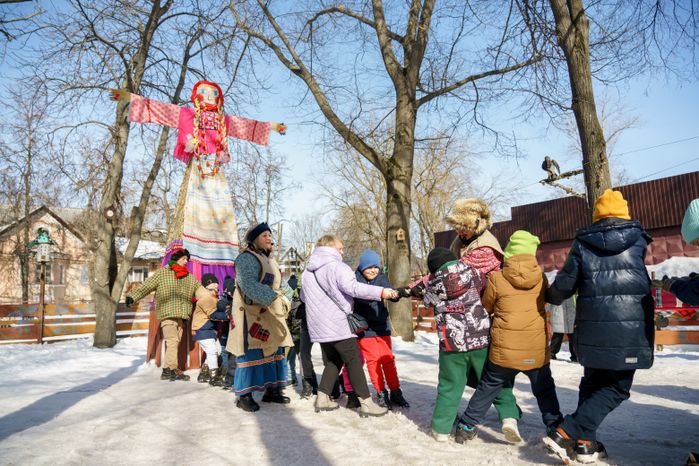 Широкая Масленица в Школе ремесел в Коломне