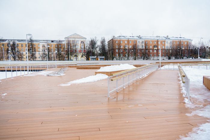 Зимние виды города Электросталь