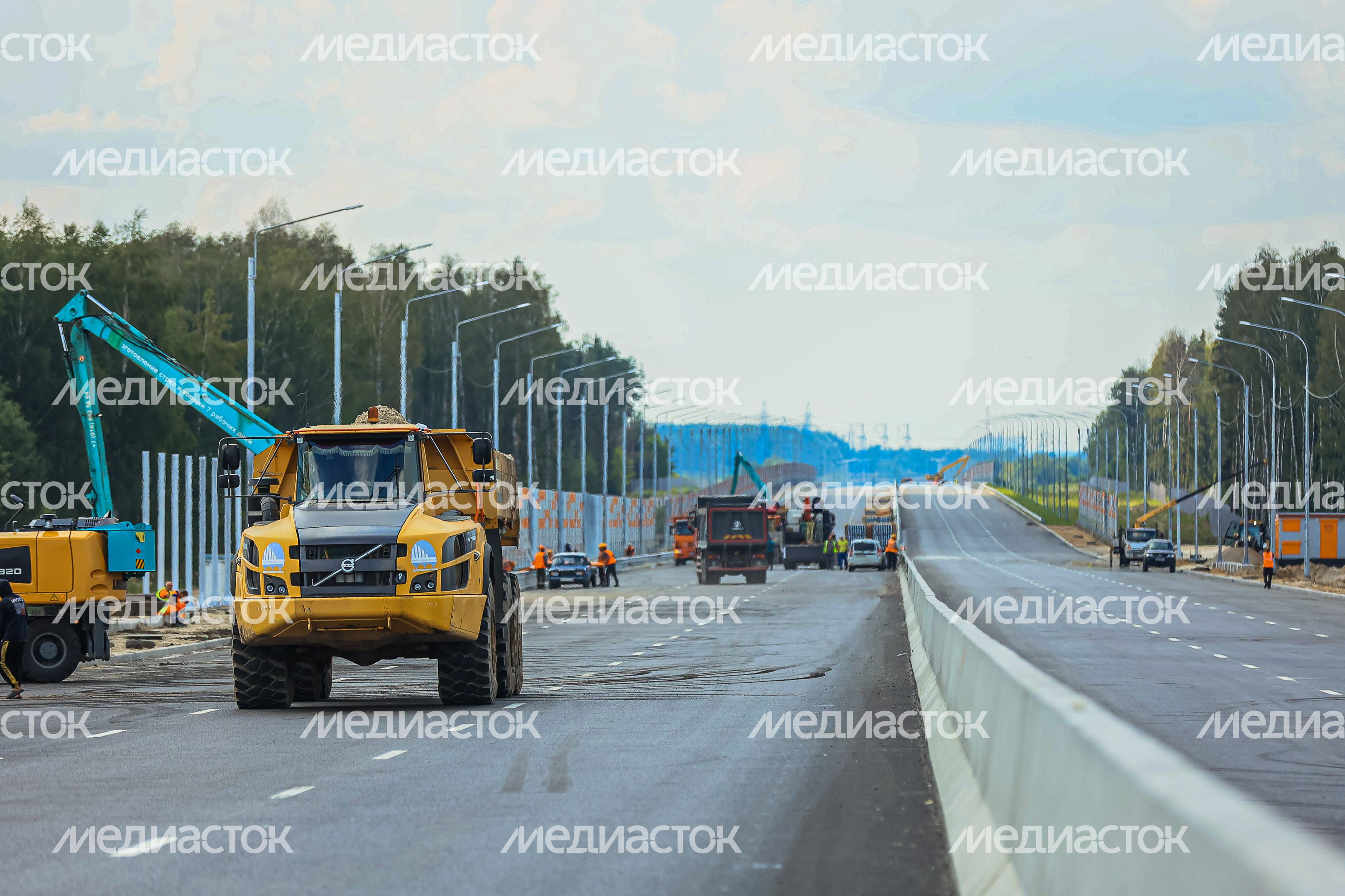 Проверка хода строительства подмосковного участка М-12 «Москва-Казань» Губернатором Подмосковья