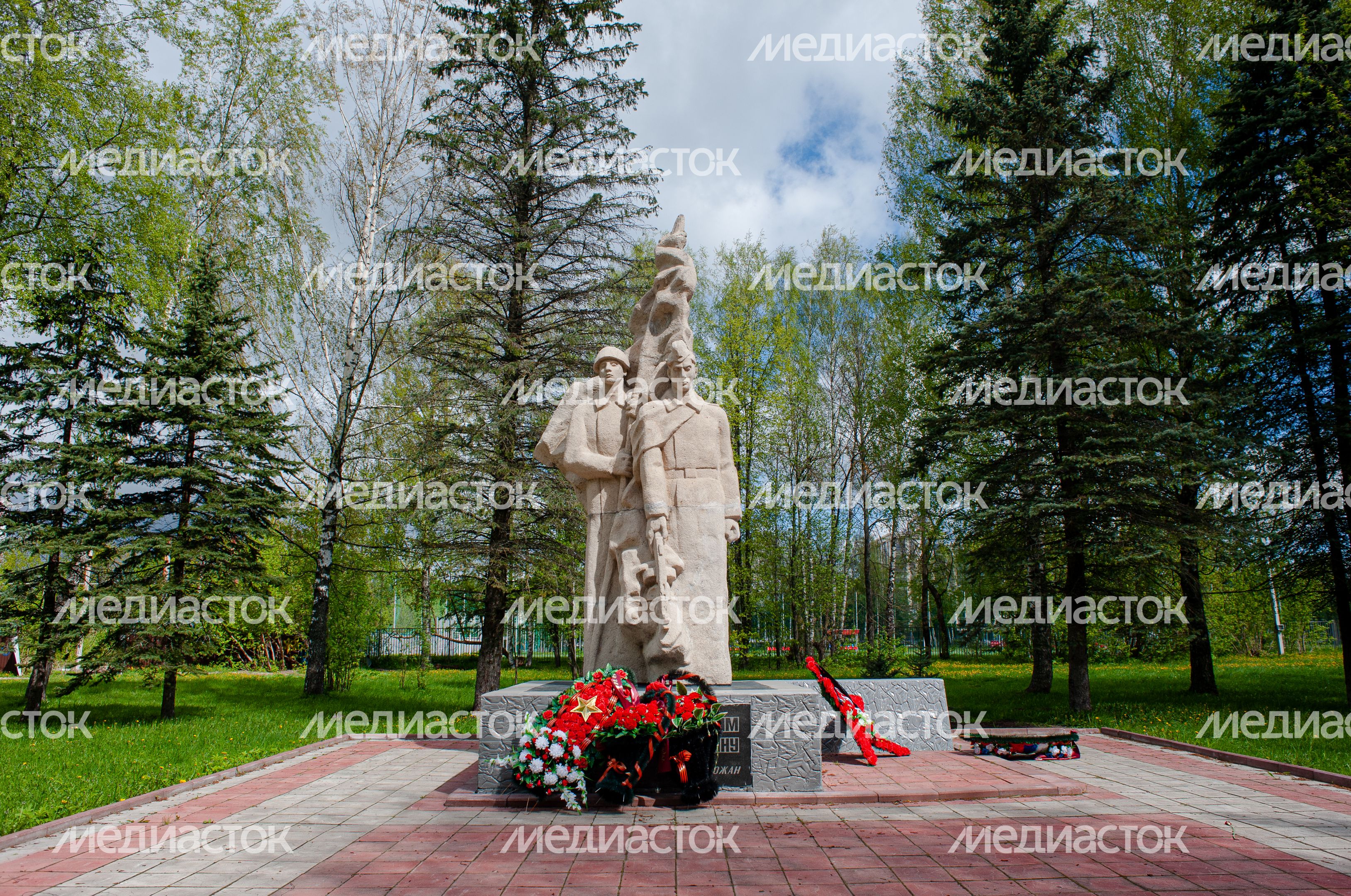 Весенние виды города Хотьково