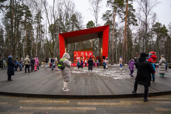 Открытие зимнего сезона в парке "Пехорка" в Балашихе
