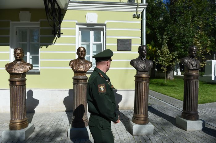 Открытие Аллеи правителей в Москве