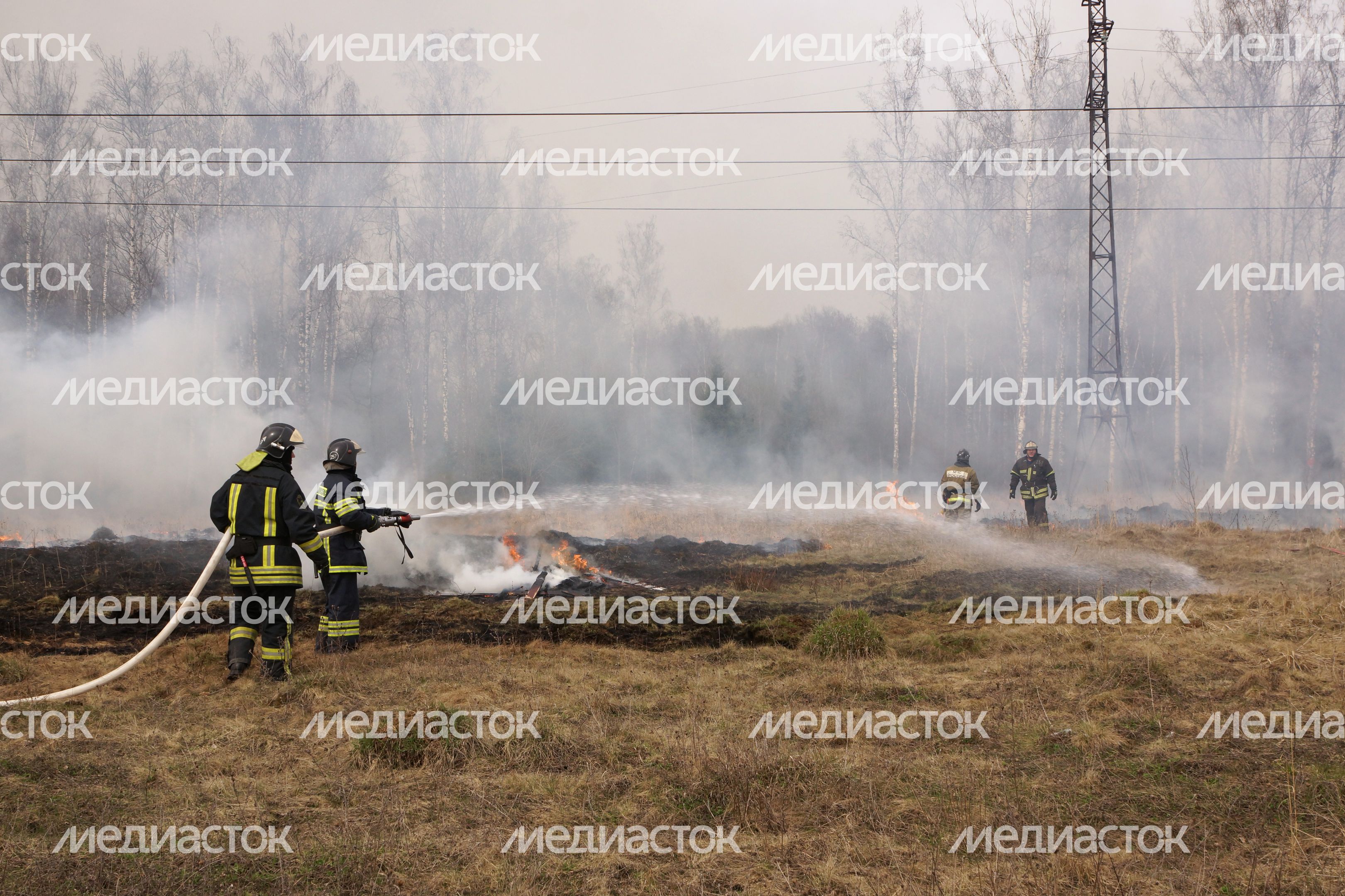 Пожарно-тактические межведомственные учения в Подольске