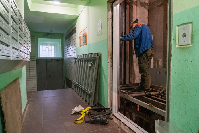 Замена лифта в многоквартирном доме №1 по ул. Молодежная в Химках