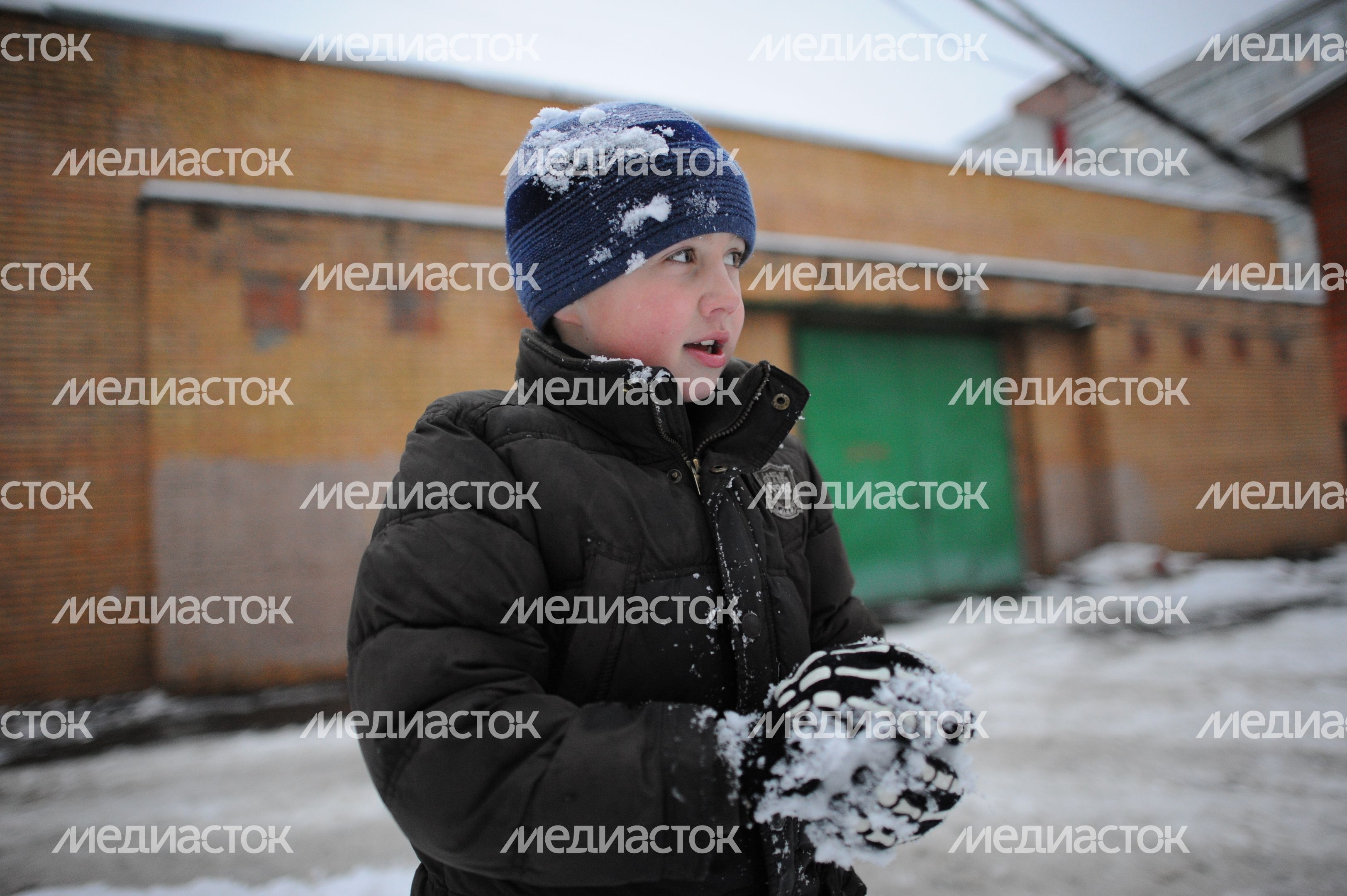 Снегопад в Троицке