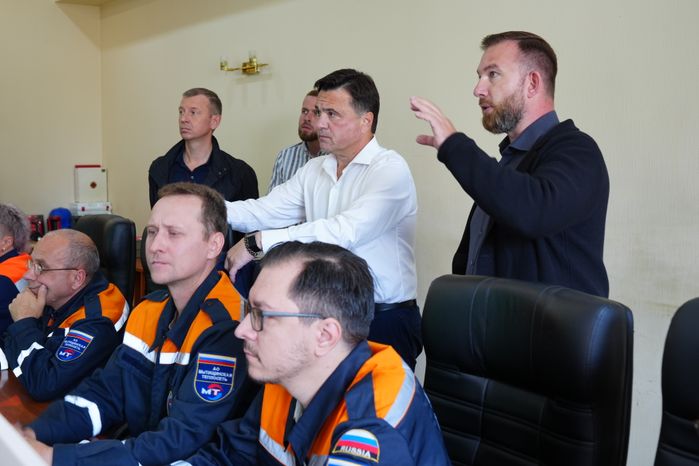 Андрей Воробьев проверил работу диспетчерского центра "Мытищинской теплосети"