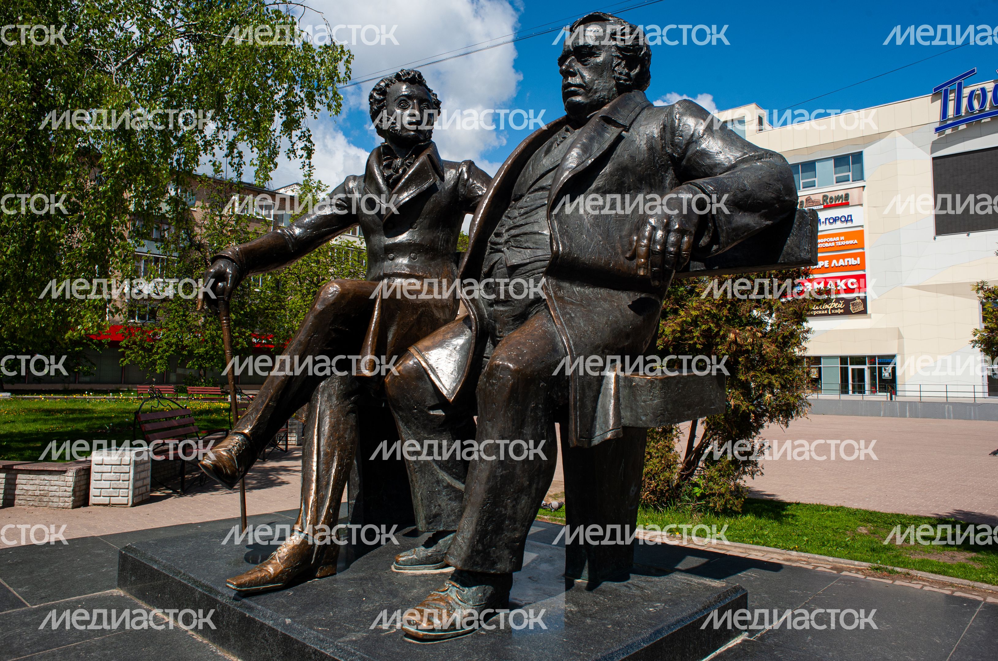 Весенние виды города Пушкино