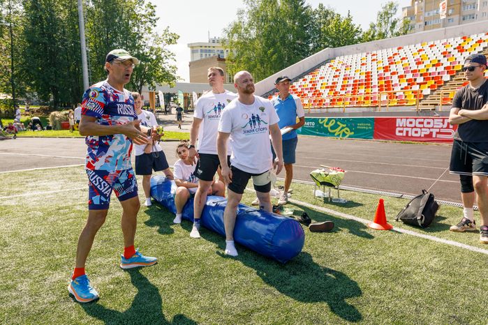 Семейная эстафета на региональном этапе Всероссийского марафона «Земля спорта» в Сергиевом Посаде
