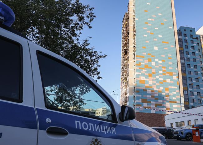 Дом в Раменском г.о., поврежденный в результате атаки украинских дронов