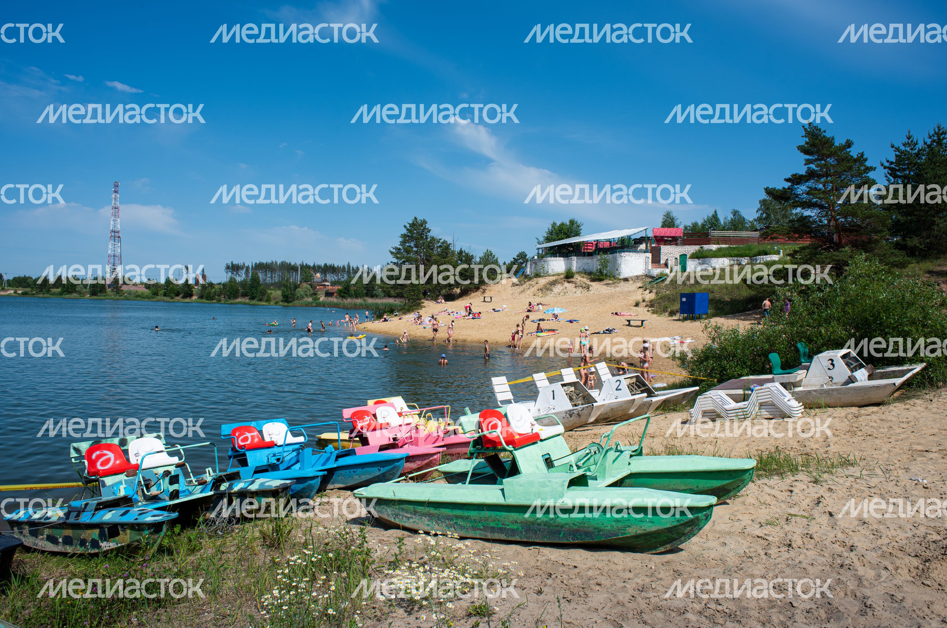 Голубые озера в Луховицах