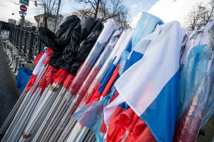 Марш памяти убитого политика Бориса Немцова в Москве