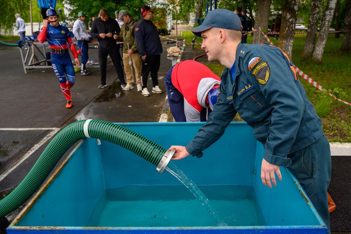 Турнир по пожарно-спасательному спорту в память о тренере В.И. Яблочкине в Подольске